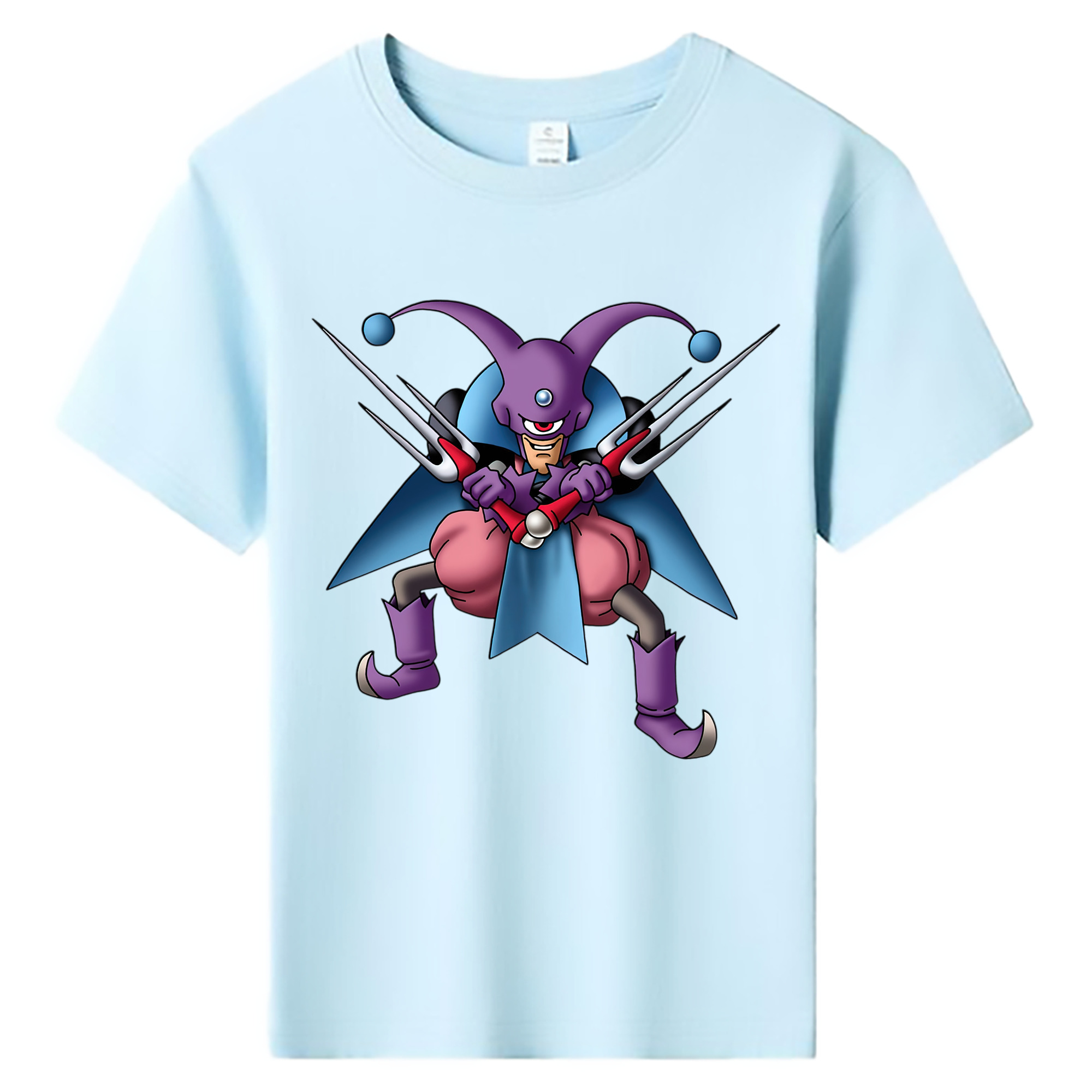 （画像用） ドラゴンクエスト Doragon Kuesuto Dragon Quest 綿100％キッズTシャツ（フロントプリント）